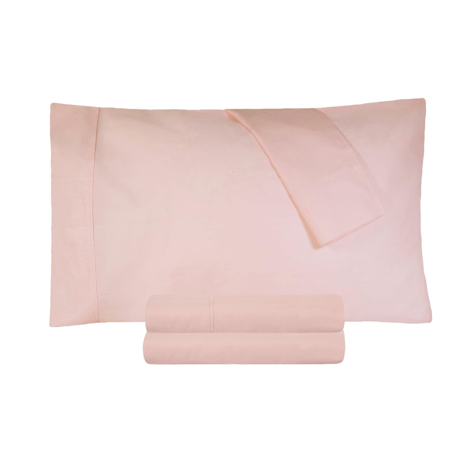 100% Cotton Percale 300 Thread Count Solid Deep Pocket Sheet Set - Sheet Set by Superior