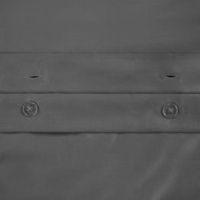  Superior Solid Egyptian Premium Cotton Duvet Cover Set - Charcoal
