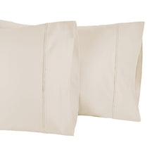 1200-Thread Count 100% Egyptian Cotton Double Pleated Egyptian Cotton 2-Piece Pillowcase Set - Ivory