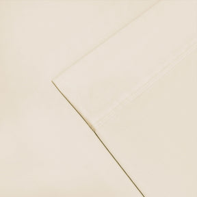 1200-Thread Count 100% Egyptian Cotton Double Pleated Egyptian Cotton 2-Piece Pillowcase Set - Ivory