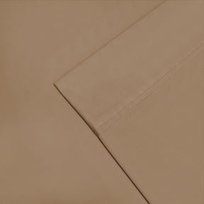 1200-Thread Count 100% Egyptian Cotton Double Pleated Egyptian Cotton 2-Piece Pillowcase Set - Taupe