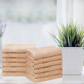 Eco-Friendly Ring Spun Cotton Towel Set - Camel