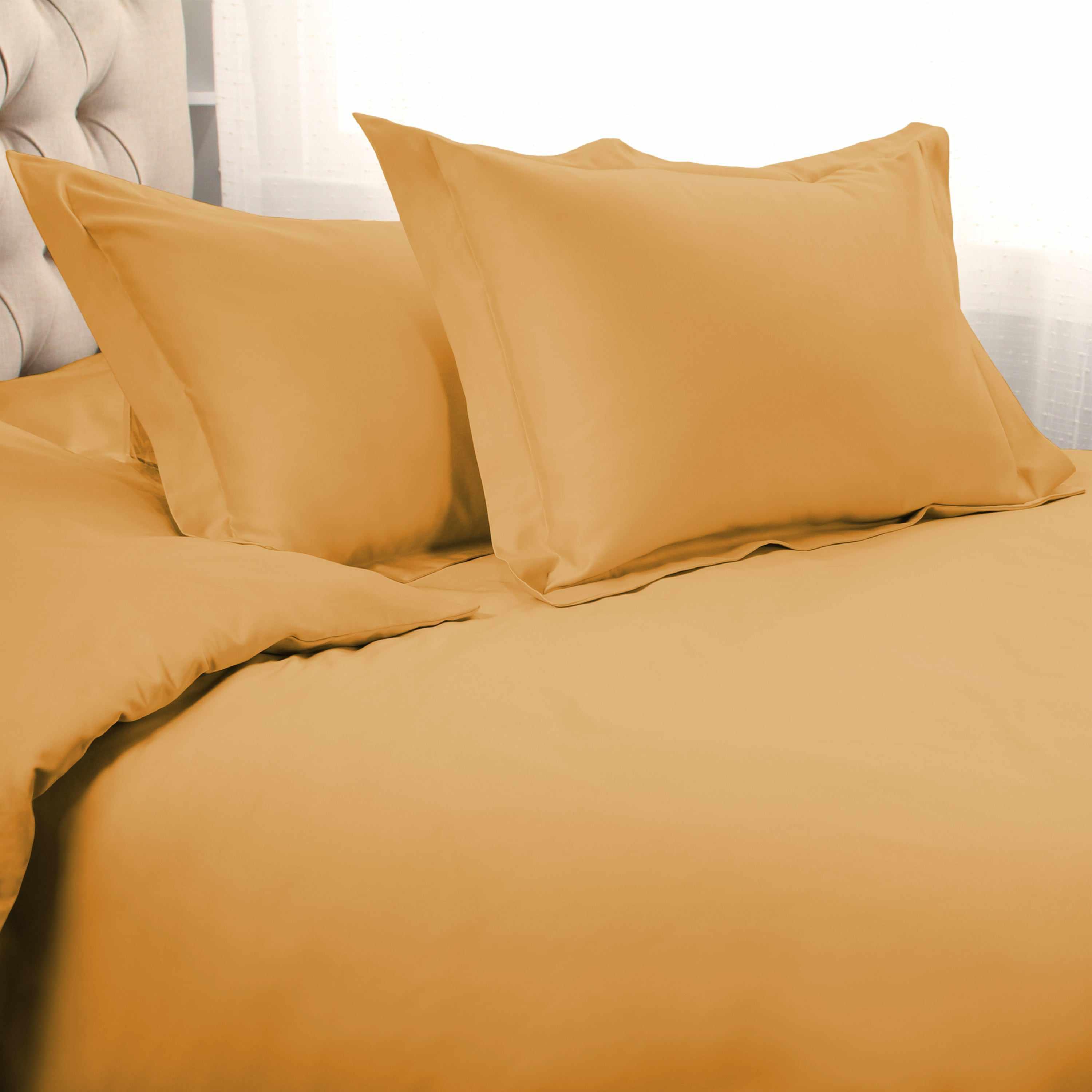 1500 Thread Count Egyptian Cotton Solid Duvet Cover Set - Egyptian Cotton Duvet Cover Set by Superior Brand