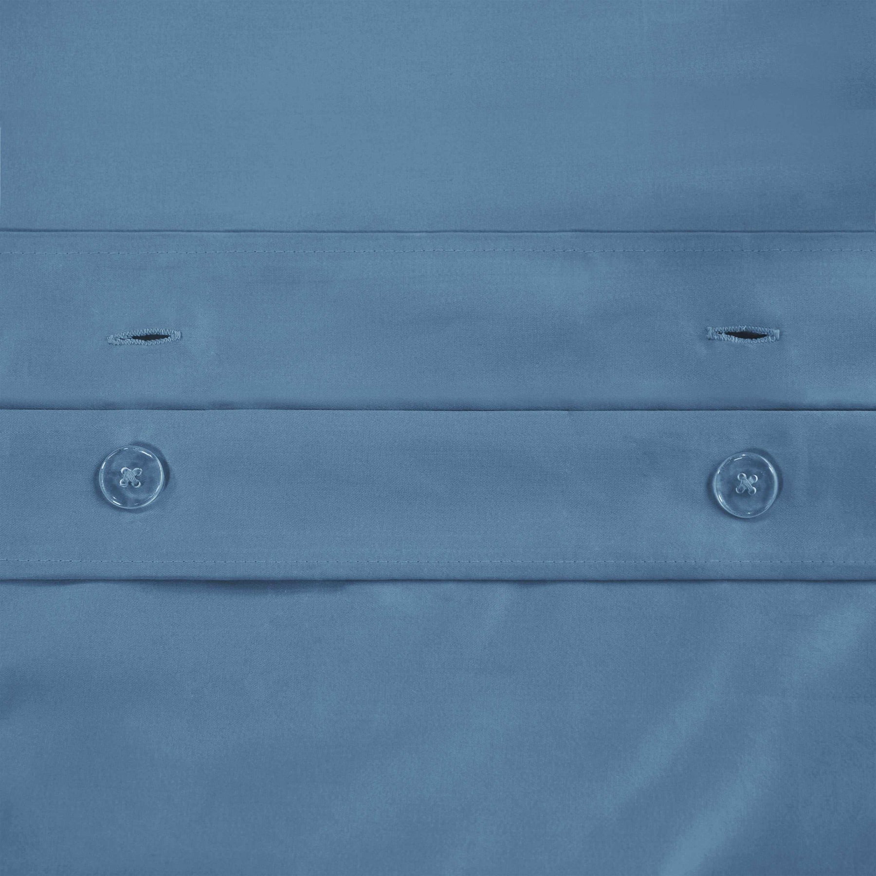  Superior Solid 1500 Thread Count Egyptian Cotton Duvet Cover Set - Medium Blue