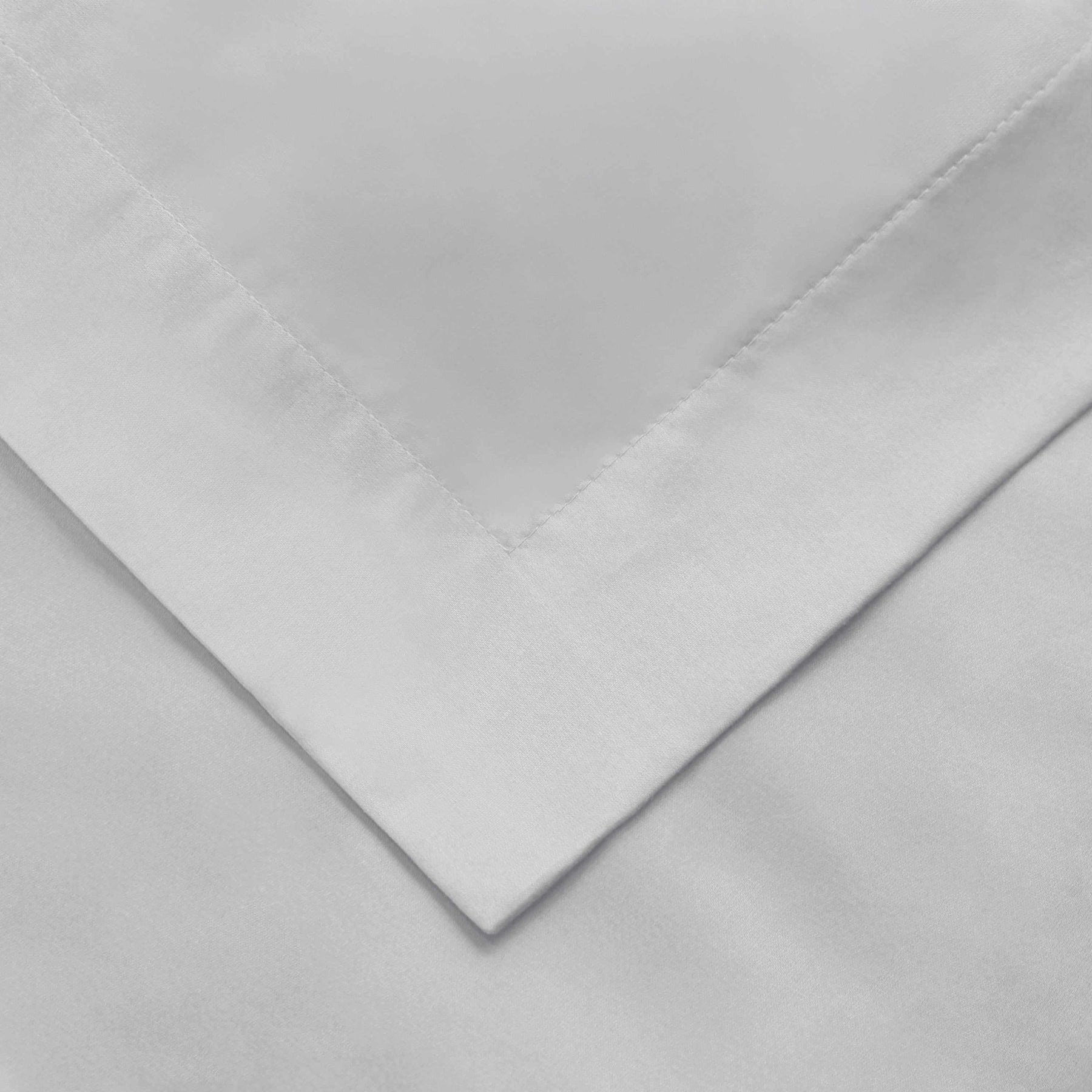  Superior Solid 1500 Thread Count Egyptian Cotton Duvet Cover Set - Platinum