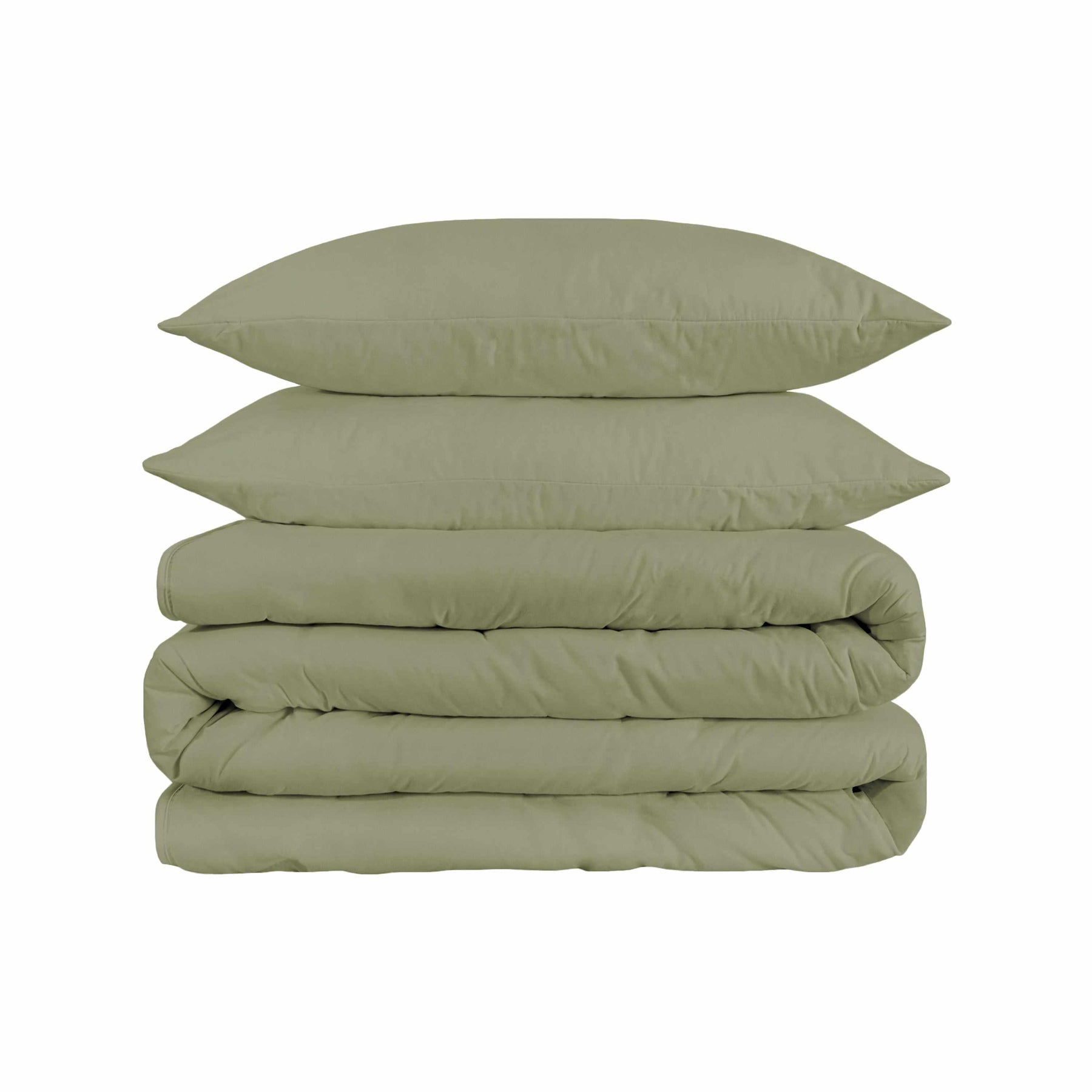 Superior Solid 1500 Thread Count Egyptian Cotton Duvet Cover Set - Sage