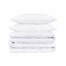 Superior Solid 1500 Thread Count Egyptian Cotton Duvet Cover Set - White
