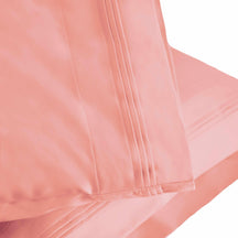 Solid 1500 Thread Count Egyptian Cotton 2-Piece Pillowcase Set - Dusted Rose