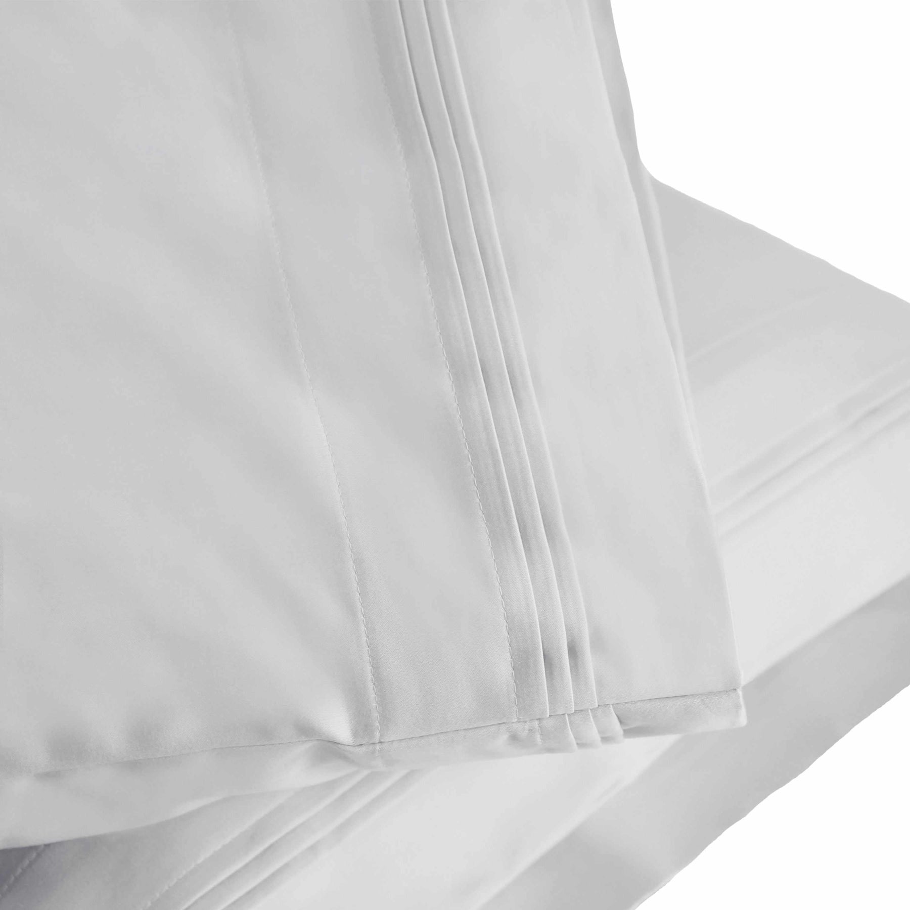 Solid 1500 Thread Count Egyptian Cotton 2-Piece Pillowcase Set - Platinum