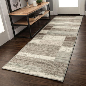 Rockwood Contemporary Geometric Patchwork Area Rug-Rugs by Superior-Home City Inc