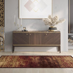 Afton Acid Wash Gradient Indoor Area Rug or Runner Or Door Mat - Rugs by Superior