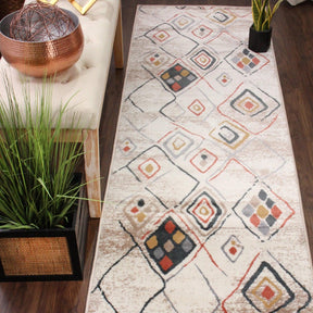 Burin Contemporary Southwestern Geometric Area Rug-Rugs by Superior-Home City Inc