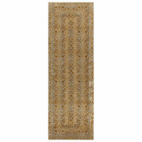Cressida Distressed Damask Area Rug-Rugs by Superior-Home City Inc