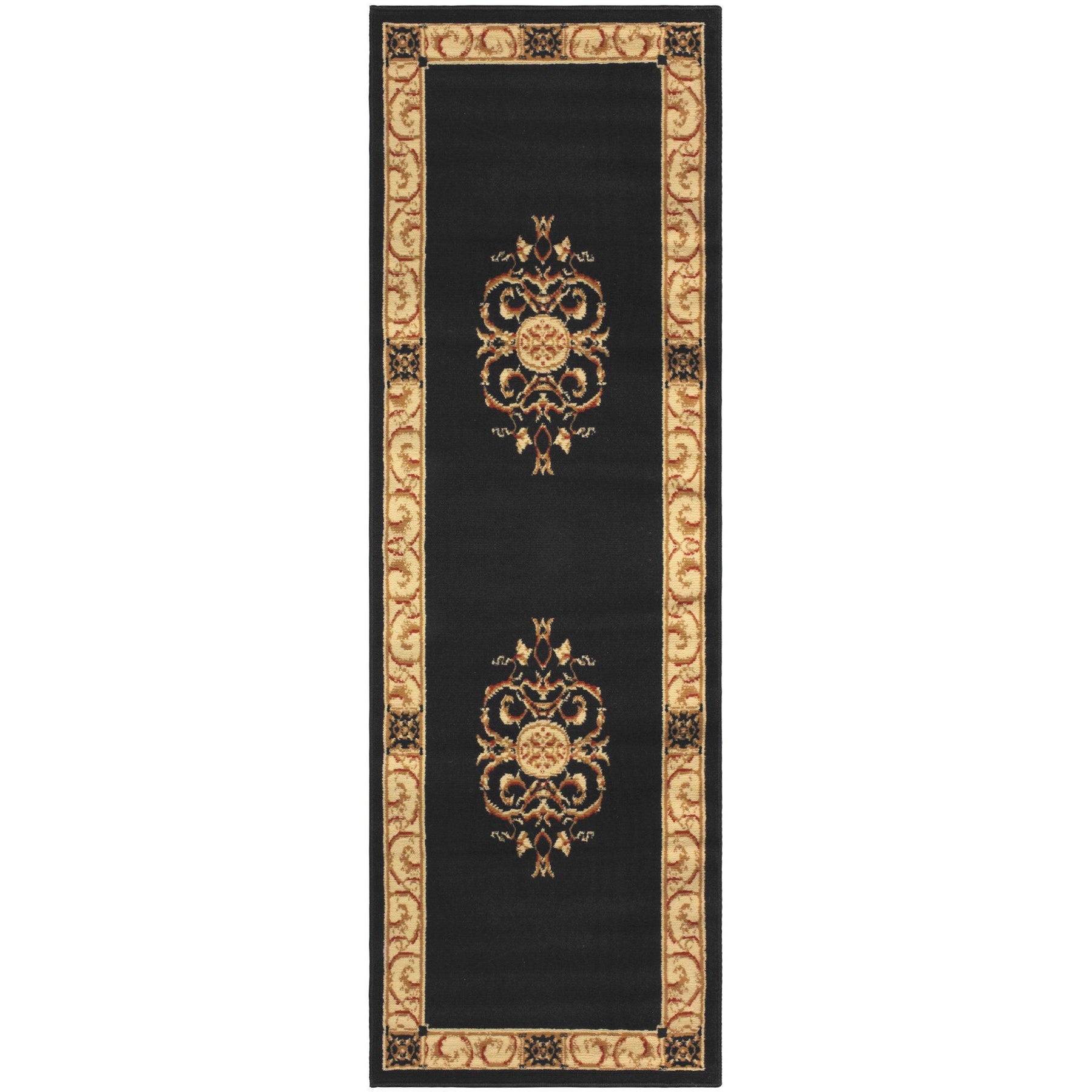Elegant Baroque Medallion Area Rug-Rugs by Superior-Home City Inc