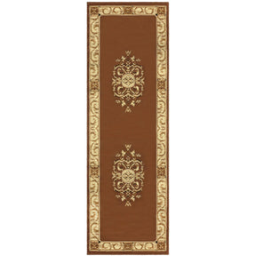 Elegant Baroque Medallion Area Rug-Rugs by Superior-Home City Inc
