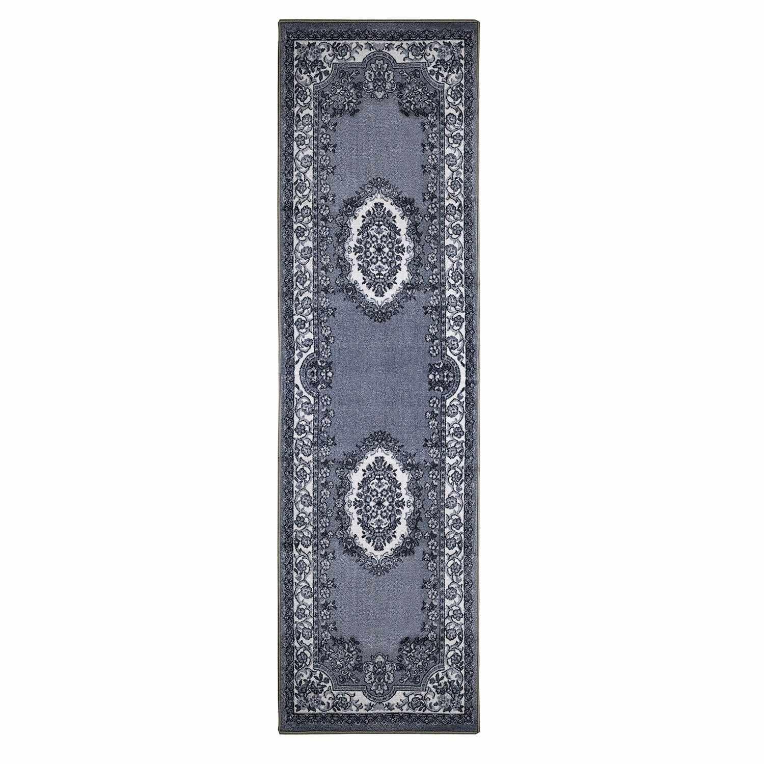 Seraphina Floral Non-Slip Indoor Area Rug Or Runner Rug Or Door Mat - Rugs by Superior