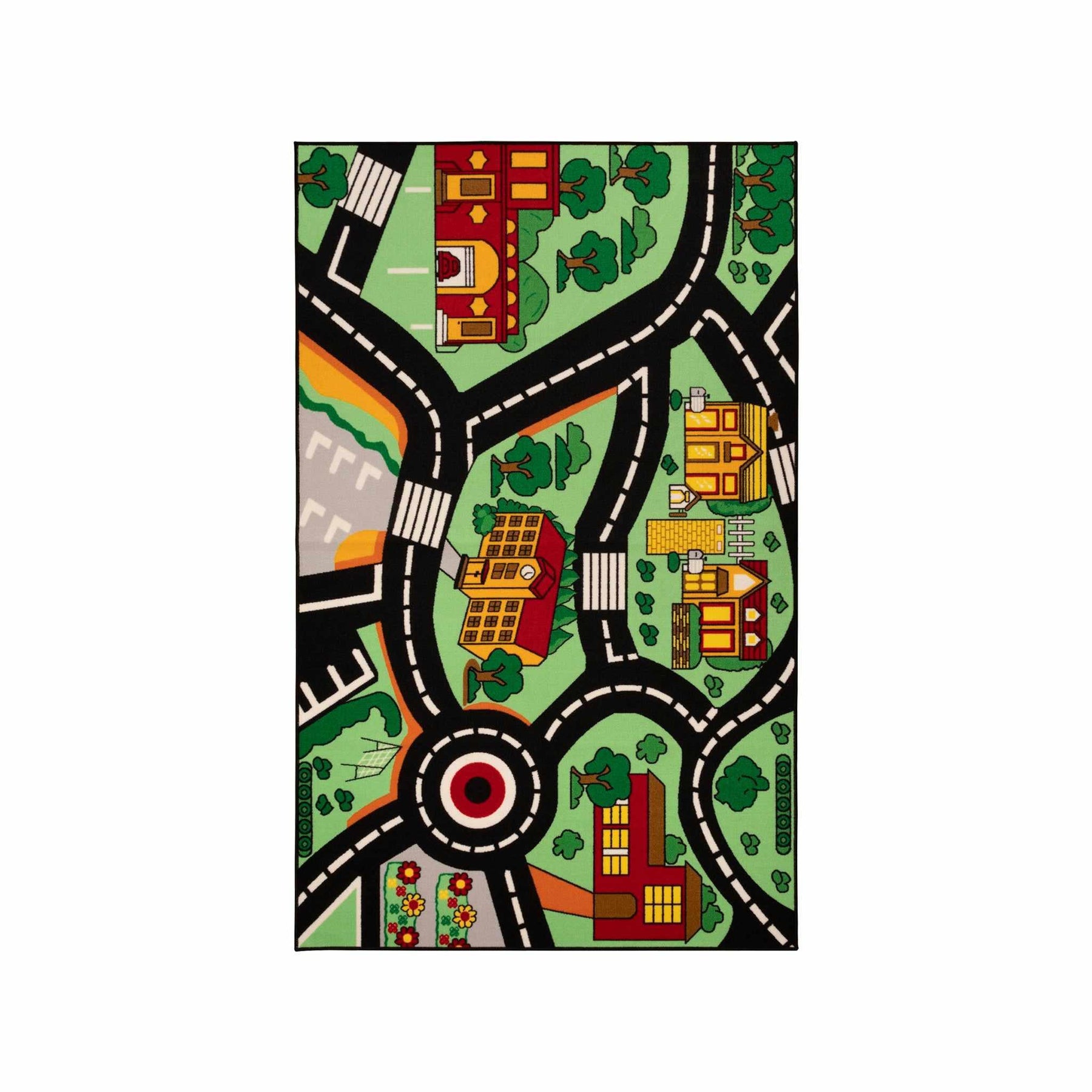 City-Cruising Non-Slip Kids' Indoor Washable Area Rug-Rugs by Superior-Home City Inc