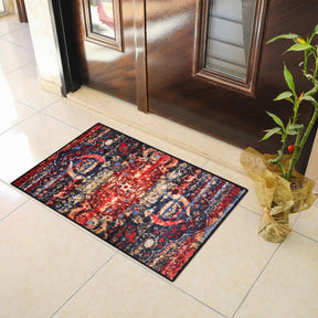 Superior Oswell Medallion Indoor Washable Area Rug - Multi-Colored