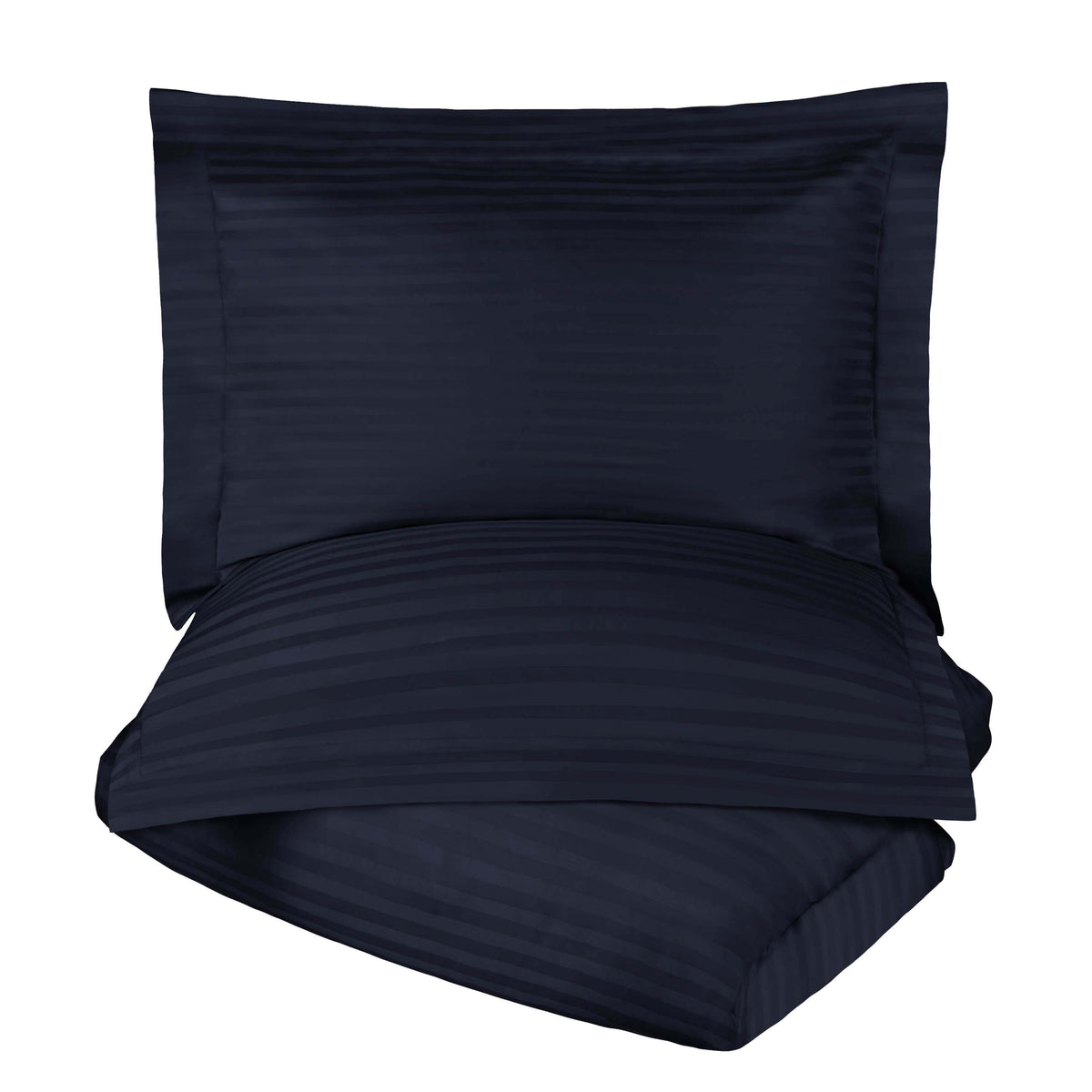 Superior Egyptian Cotton 300 Thread Count Duvet Cover Set - Navy Blue