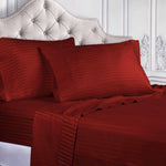400 Thread Count Egyptian Cotton Striped Deep Pocket Sheet Set - Egyptian Cotton Sheet Set by Superior