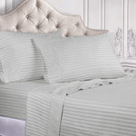 400 Thread Count Egyptian Cotton Striped Deep Pocket Sheet Set - Egyptian Cotton Sheet Set by Superior