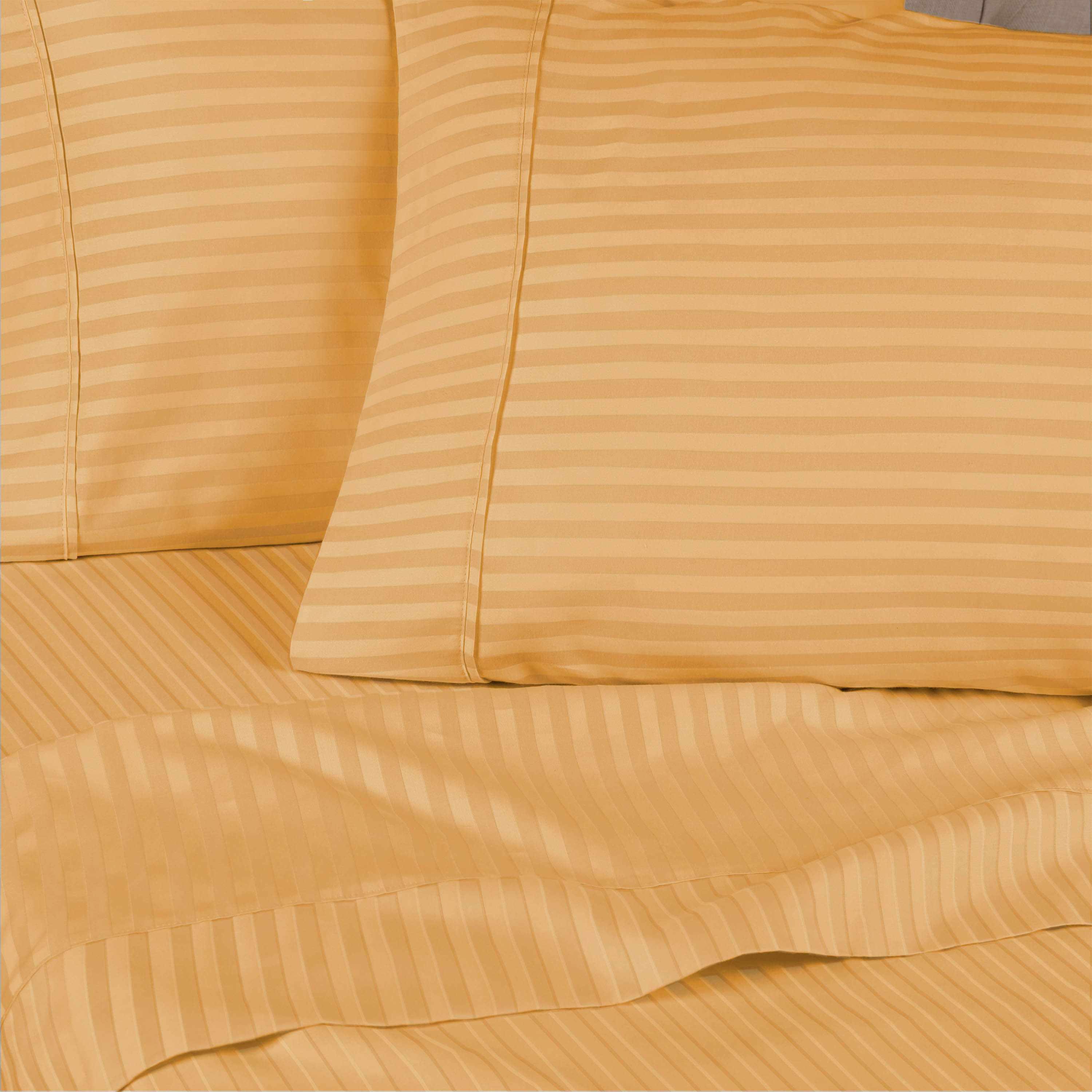 400 Thread Count Egyptian Cotton Striped Deep Pocket Sheet Set - Egyptian Cotton Sheet Set by Superior