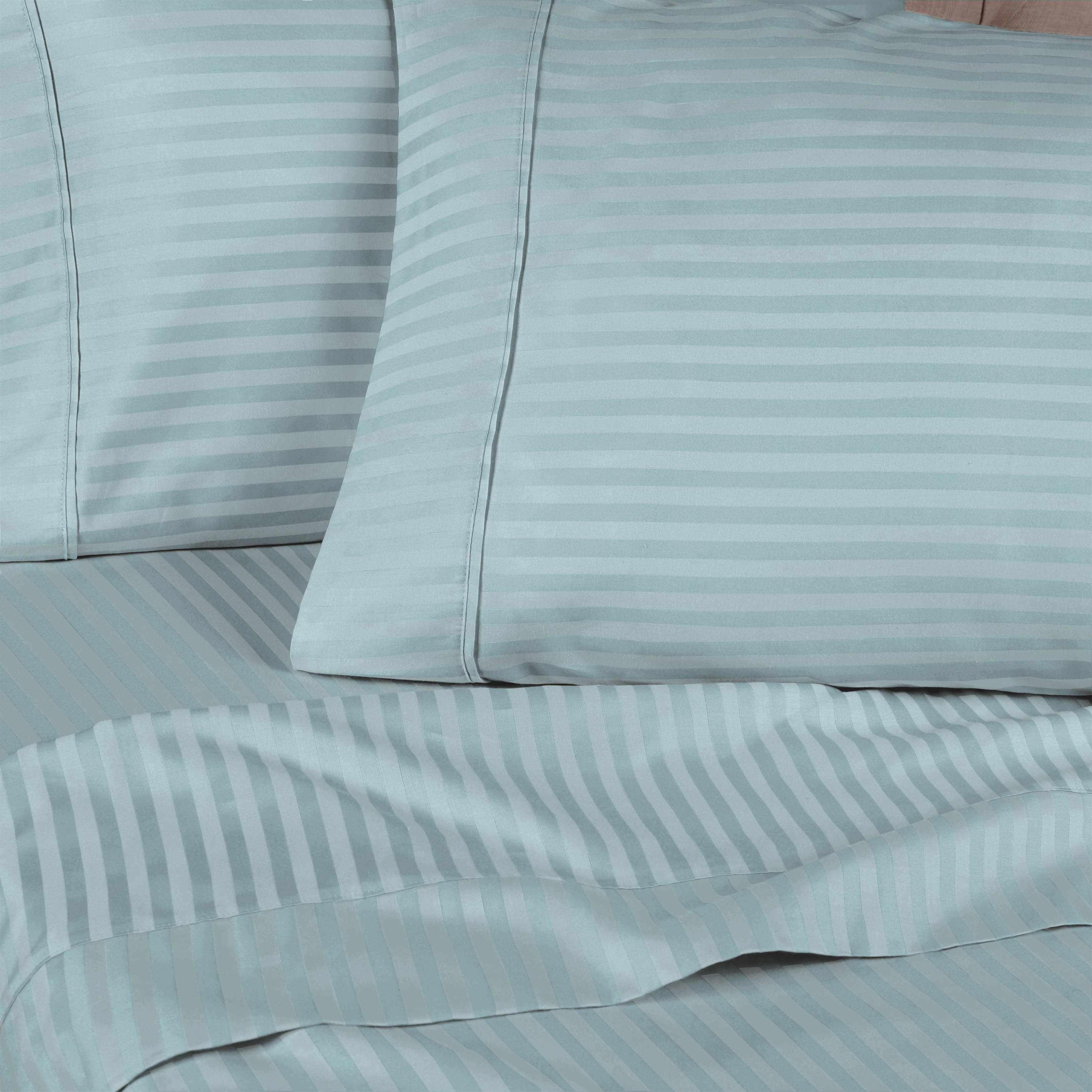400 Thread Count Egyptian Cotton Striped Deep Pocket Sheet Set - Egyptian Cotton Sheet Set by Superior