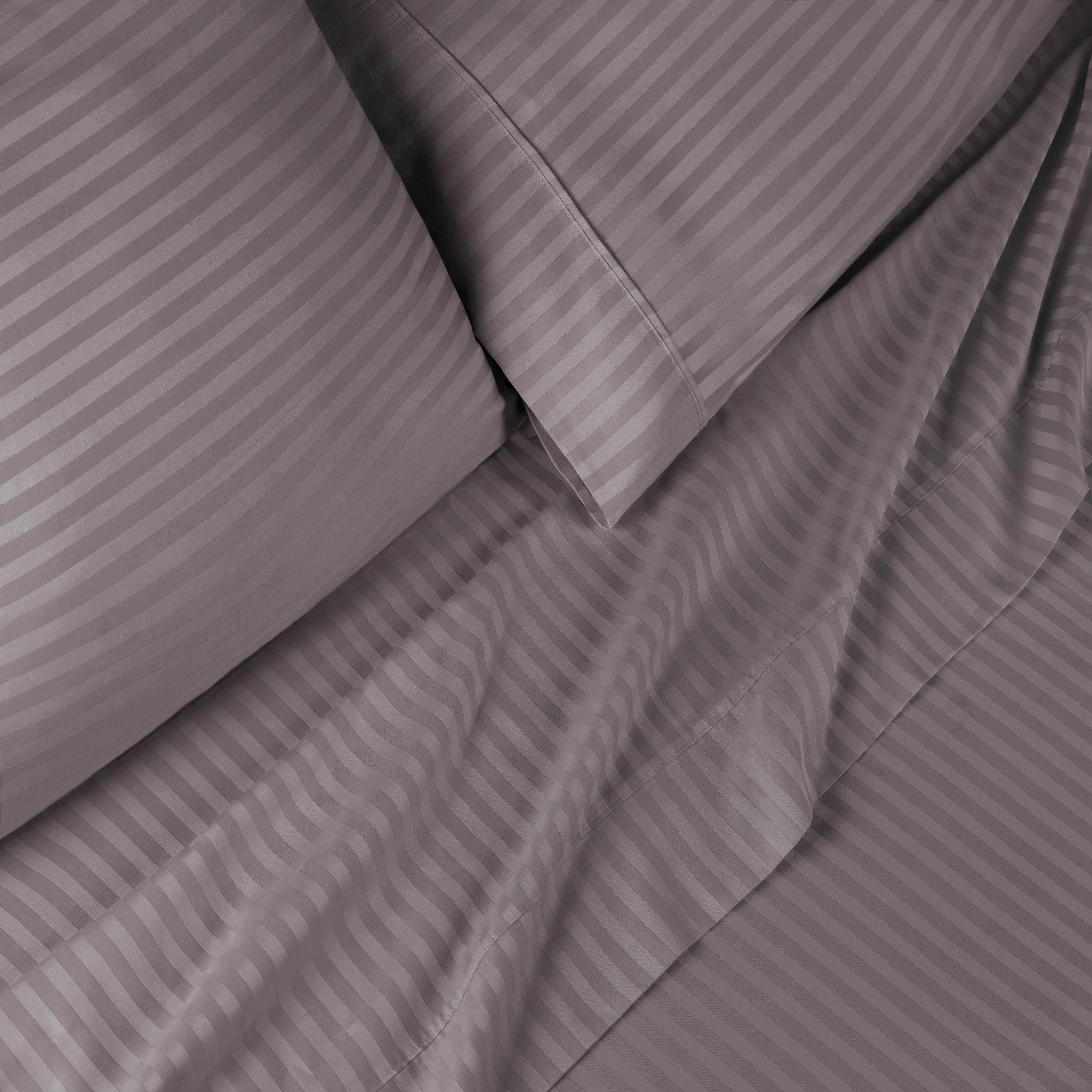 400 Thread Count Egyptian Cotton Striped Deep Pocket Sheet Set - Egyptian Cotton Sheet Set by Superior