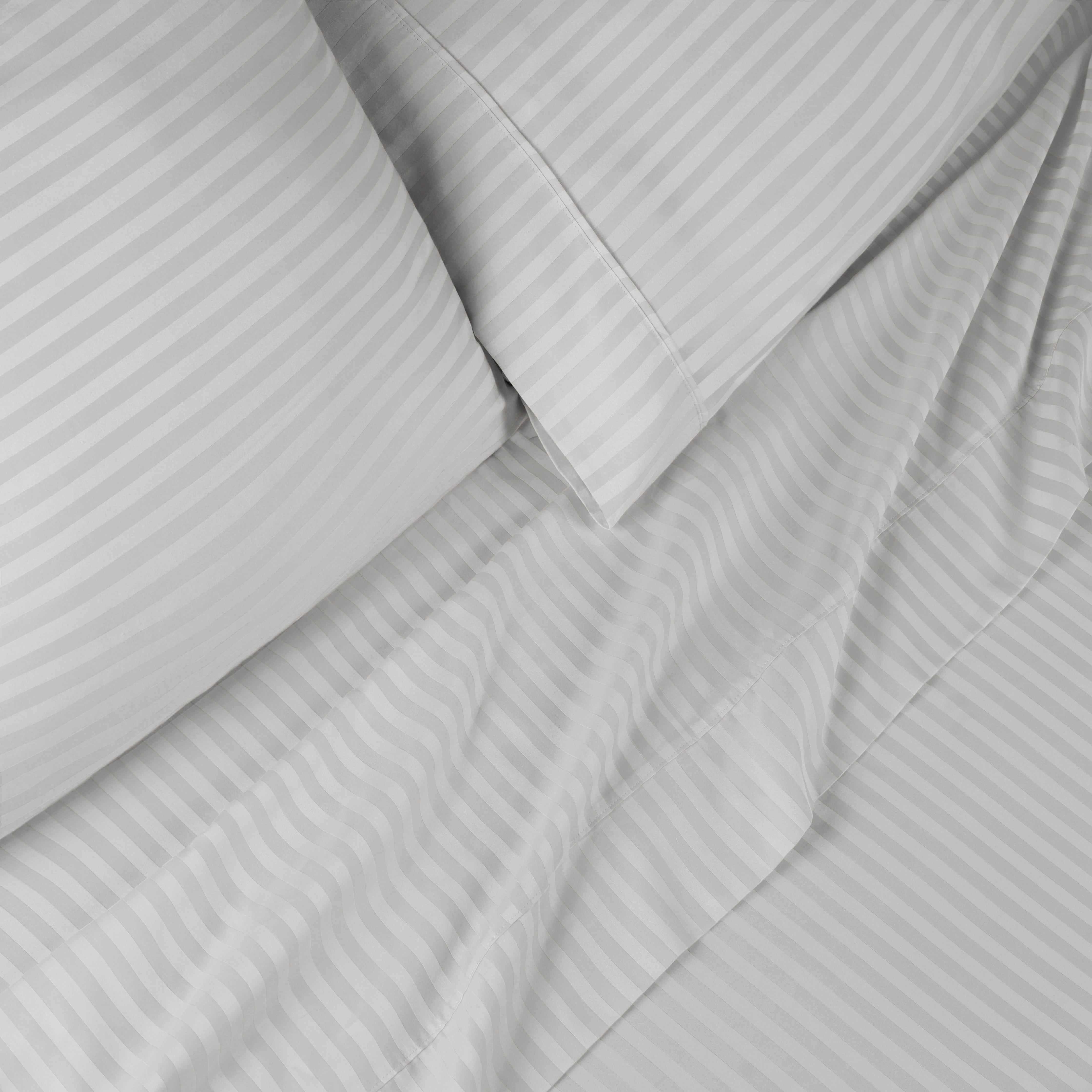 400 Thread Count Egyptian Cotton Striped Deep Pocket Sheet Set - Egyptian Cotton Sheet Set by Superior