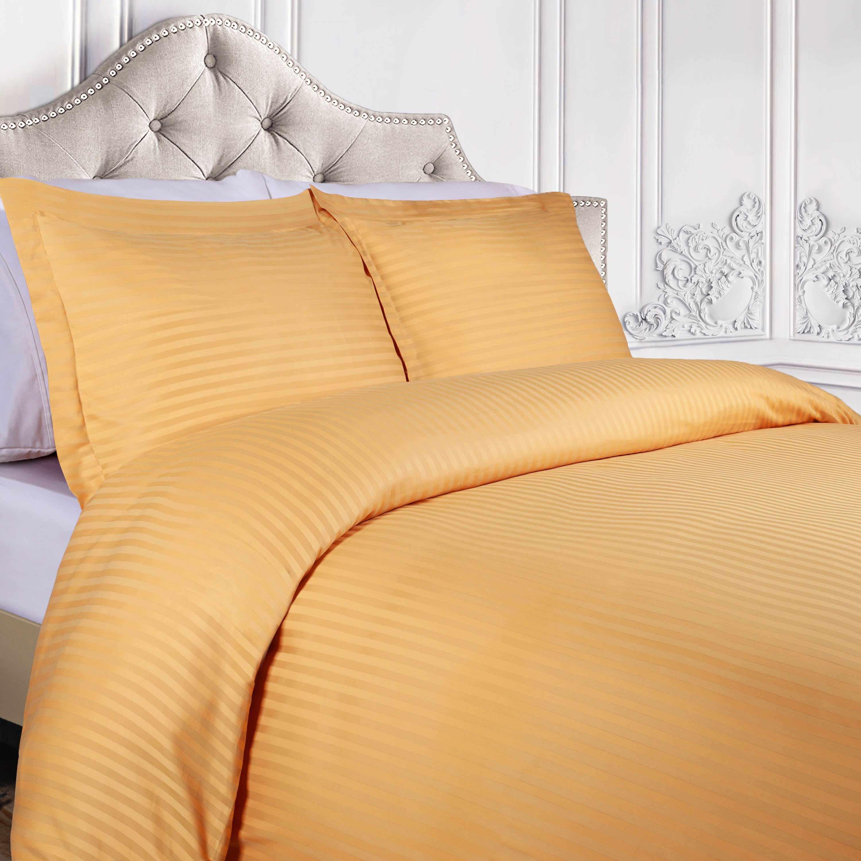 400 Thread Count Lightweight Stripe Egyptian Cotton Duvet Cover Set - Egyptian Cotton Duvet Cover Set by Superior Brand