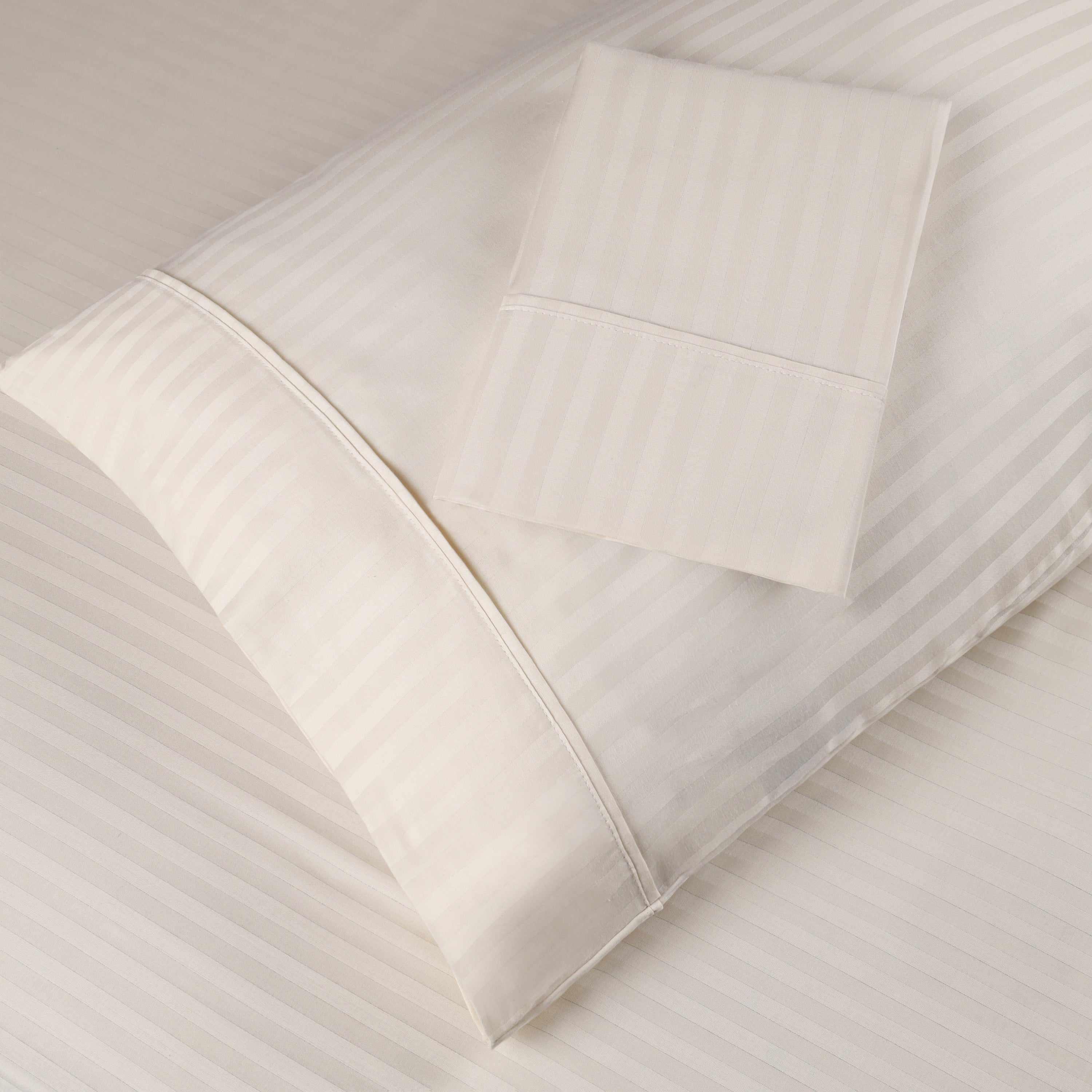 400 Thread Count Soft Stripe Egyptian Cotton Pillowcase Set - Egyptian Cotton Pillowcases by Superior