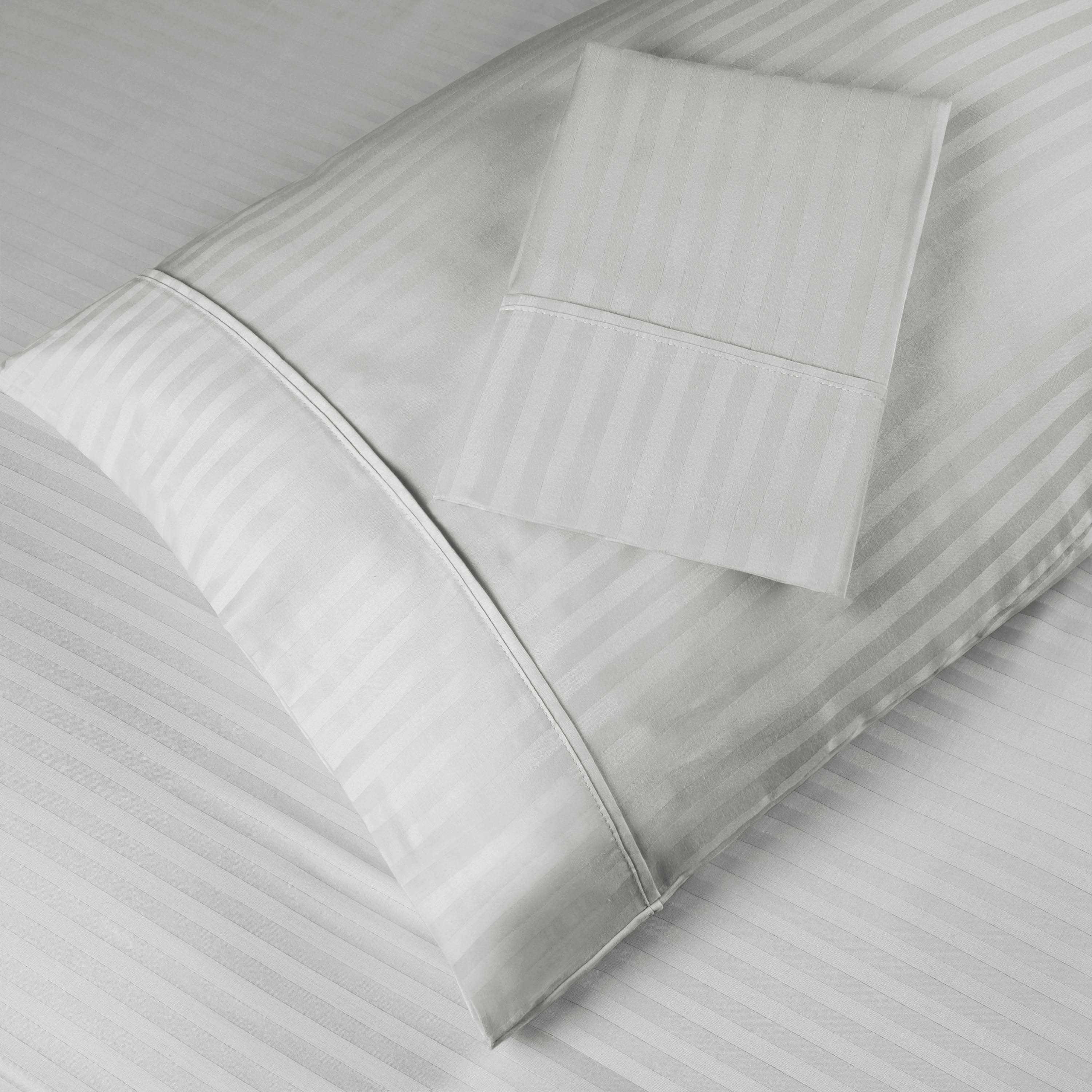 400 Thread Count Soft Stripe Egyptian Cotton Pillowcase Set - Egyptian Cotton Pillowcases by Superior Brand