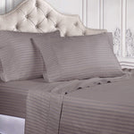 400 Thread Count Egyptian Cotton Striped Deep Pocket Sheet Set - Egyptian Cotton Sheet Set by Superior