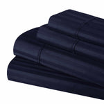 400 Thread Count Egyptian Cotton Striped Deep Pocket Sheet Set - Egyptian Cotton Sheet Set by Superior