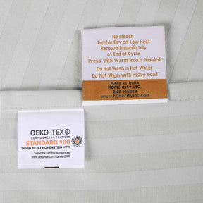 Superior 400 Thread Count Egyptian Cotton Stripe Sheet Set - Ivory