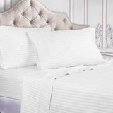 400 Thread Count Egyptian Cotton Striped Deep Pocket Sheet Set - Egyptian Cotton Sheet Set by Superior