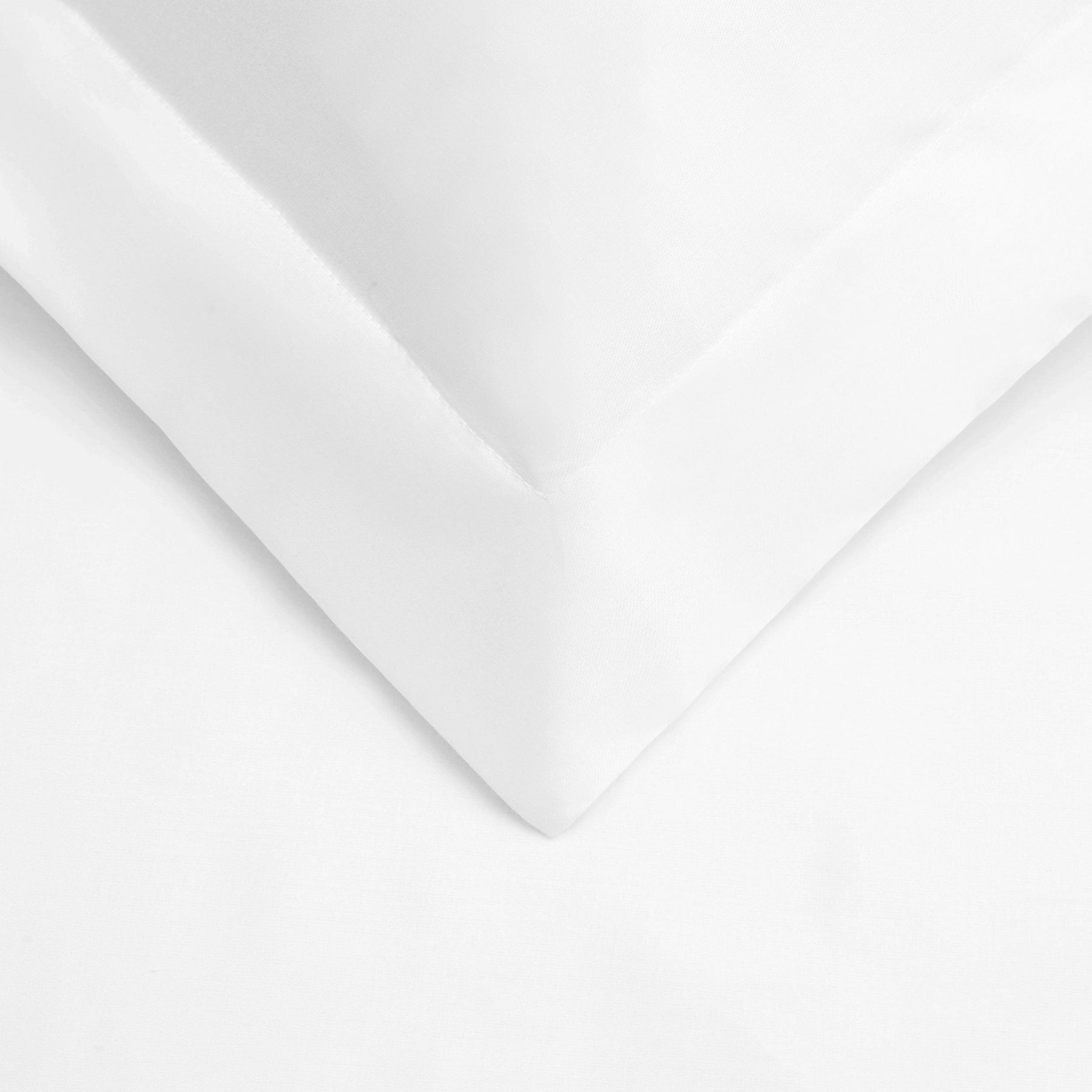  Superior Egyptian Cotton 400 Thread Count Solid Duvet Cover Set - white