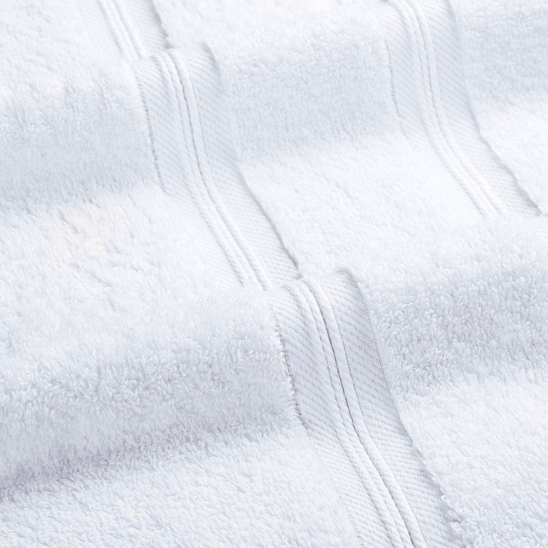  Superior Smart Dry Zero Twist Cotton 4-Piece Bath Towel Set - White