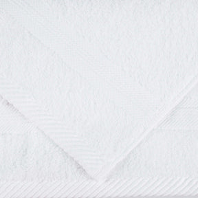  Superior Smart Dry Zero Twist Cotton 6-Piece Hand Towel Set - White