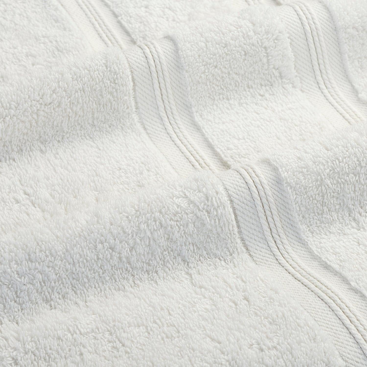  Superior Smart Dry Zero Twist Cotton 6-Piece Assorted Towel Set - Ivory