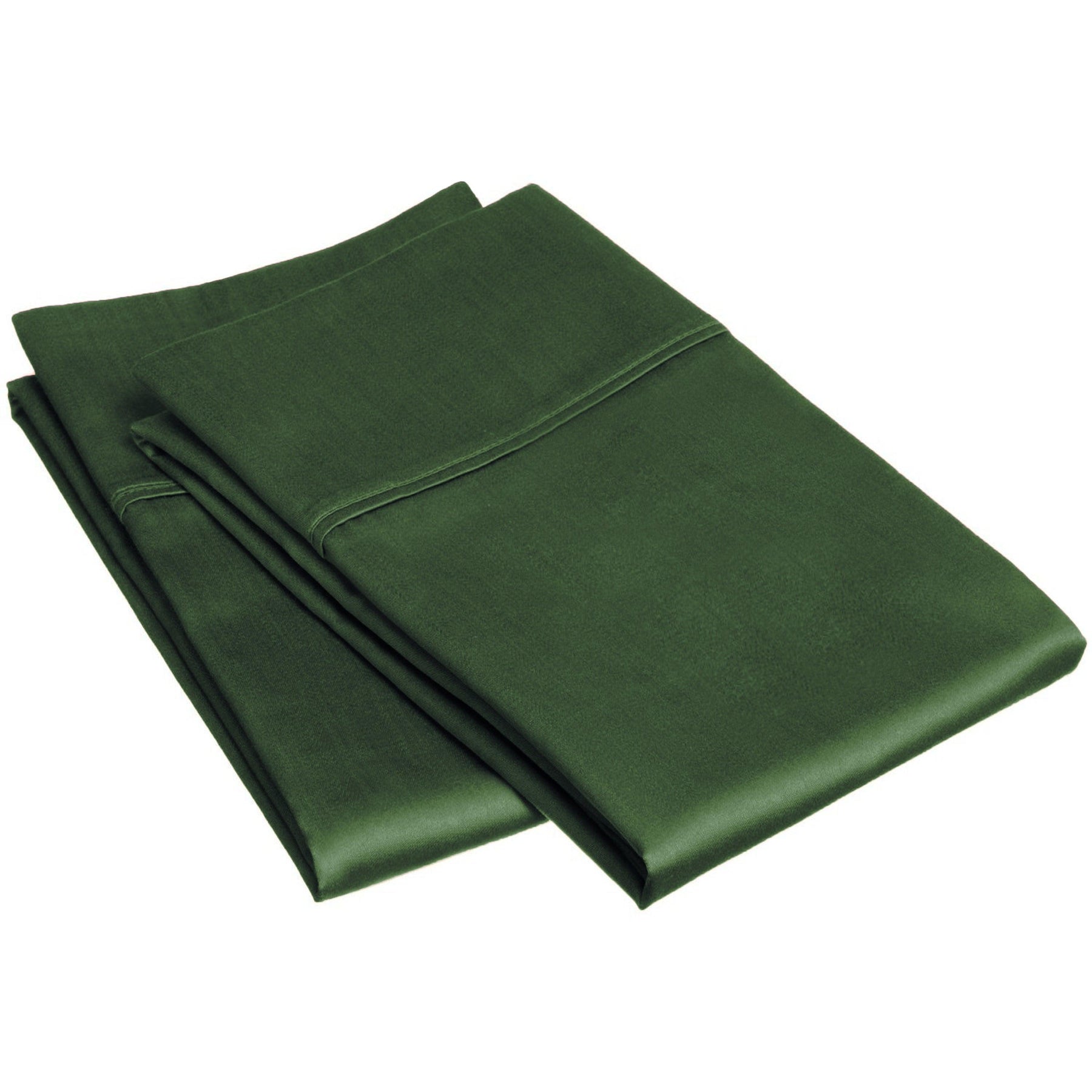  Wrinkle Resistant Egyptian Cotton 2-Piece Pillowcase Set - Hunter Green