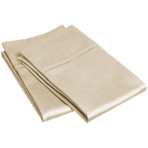 Wrinkle Resistant Egyptian Cotton 2-Piece Pillowcase Set - lvory