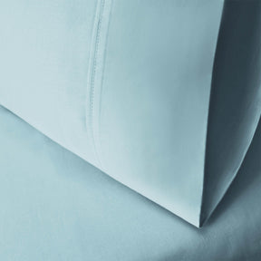  Wrinkle Resistant Egyptian Cotton 2-Piece Pillowcase Set -  Light Blue