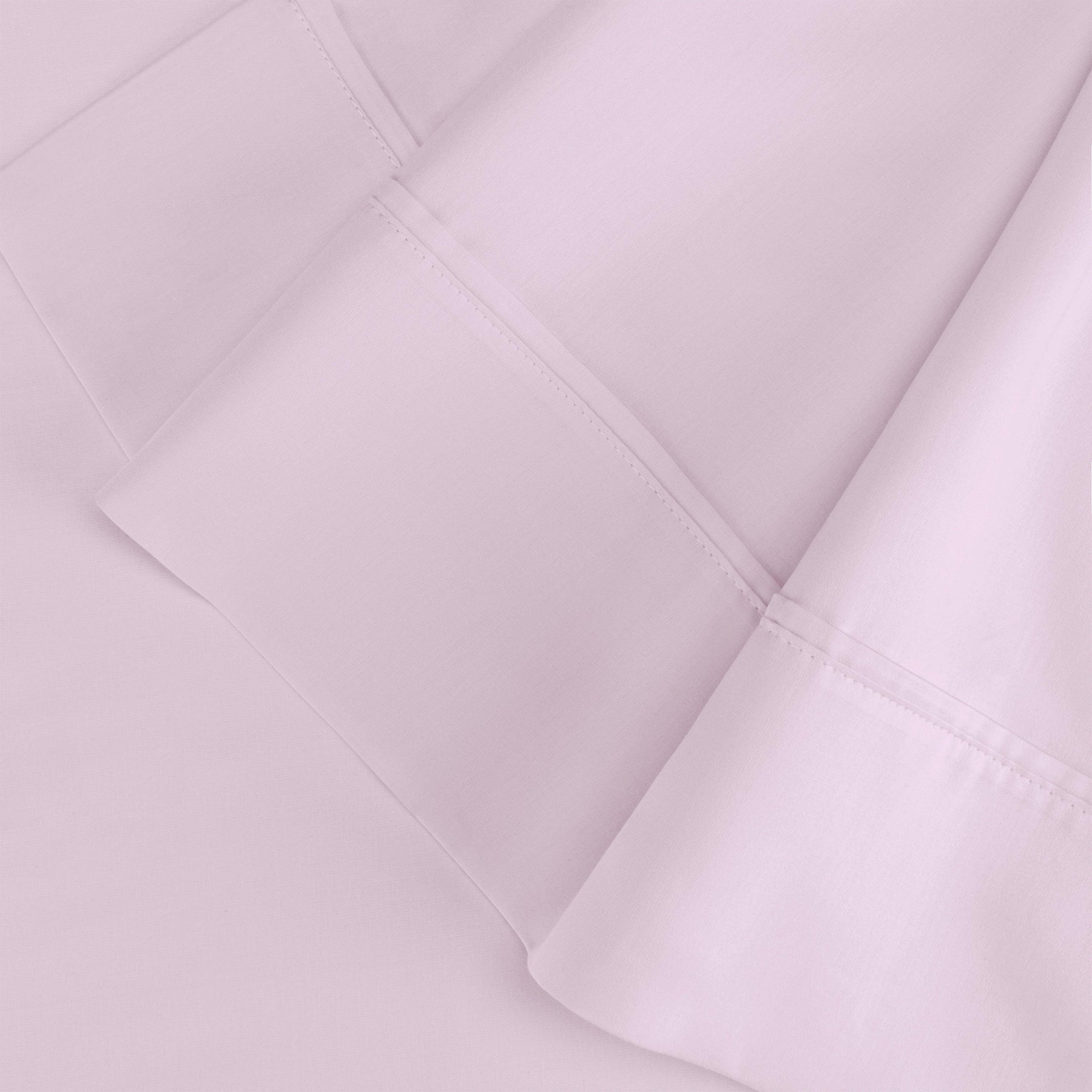  Wrinkle Resistant Egyptian Cotton 2-Piece Pillowcase Set -  Lilac