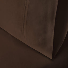  Wrinkle Resistant Egyptian Cotton 2-Piece Pillowcase Set -  Mocha