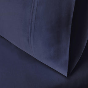  Wrinkle Resistant Egyptian Cotton 2-Piece Pillowcase Set - Navy Blue