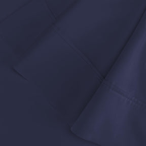  Wrinkle Resistant Egyptian Cotton 2-Piece Pillowcase Set - Navy Blue