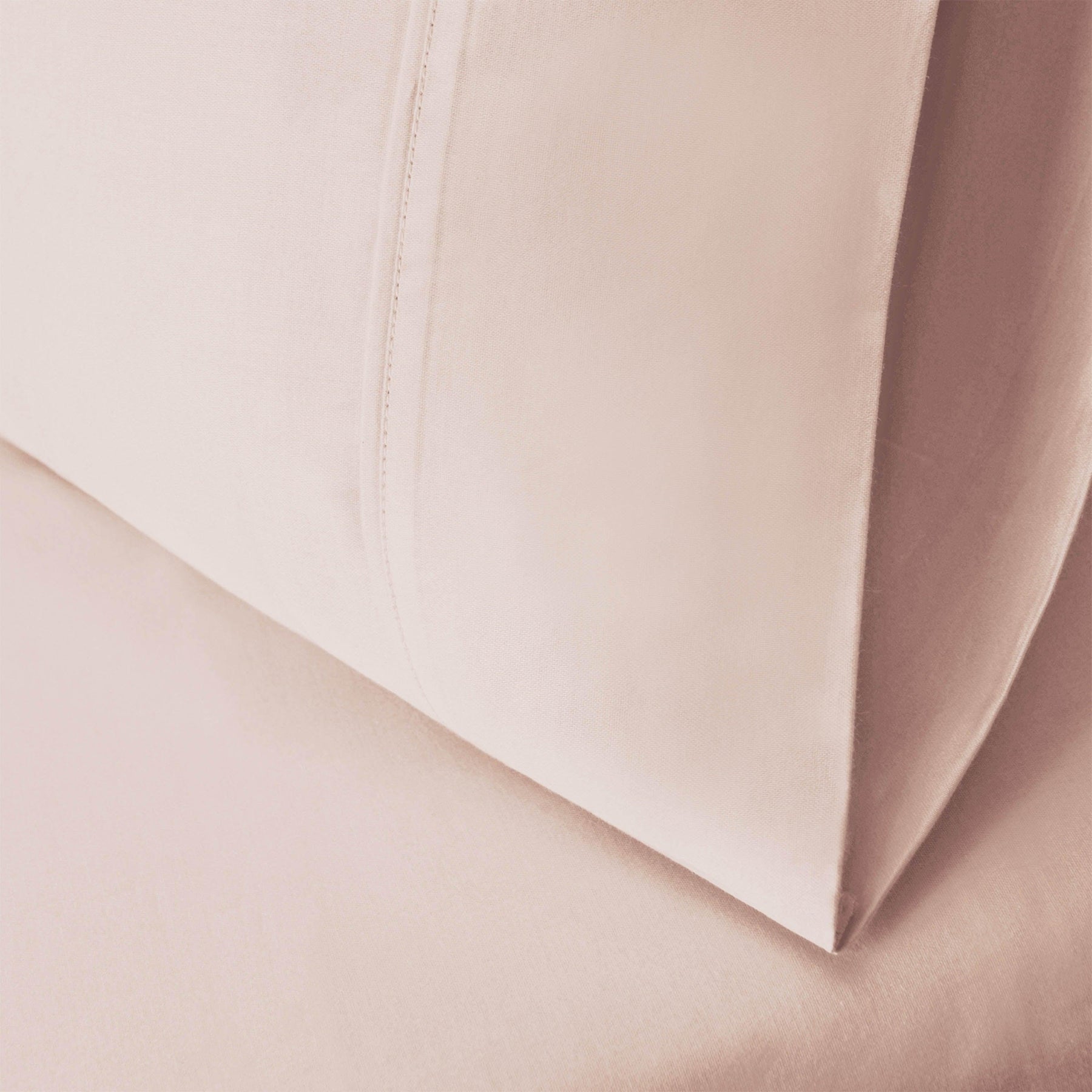  Wrinkle Resistant Egyptian Cotton 2-Piece Pillowcase Set -  Pink