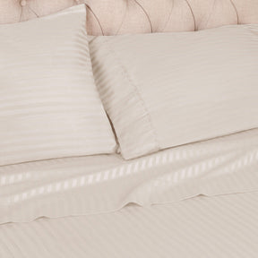 300 Thread Count Soft Egyptian Cotton Pillowcase Set - Ivory