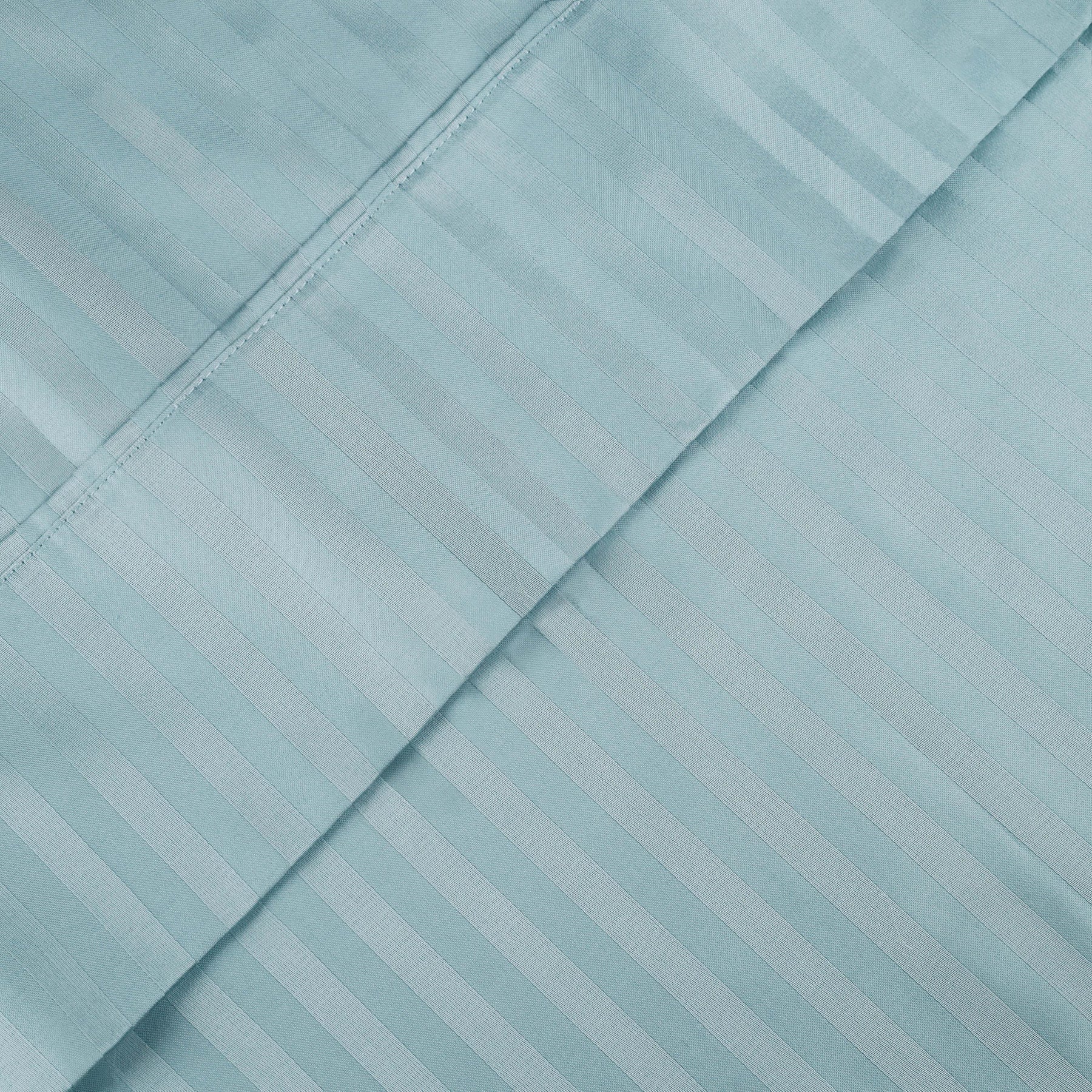 300 Thread Count Soft Egyptian Cotton Pillowcase Set - Light Blue